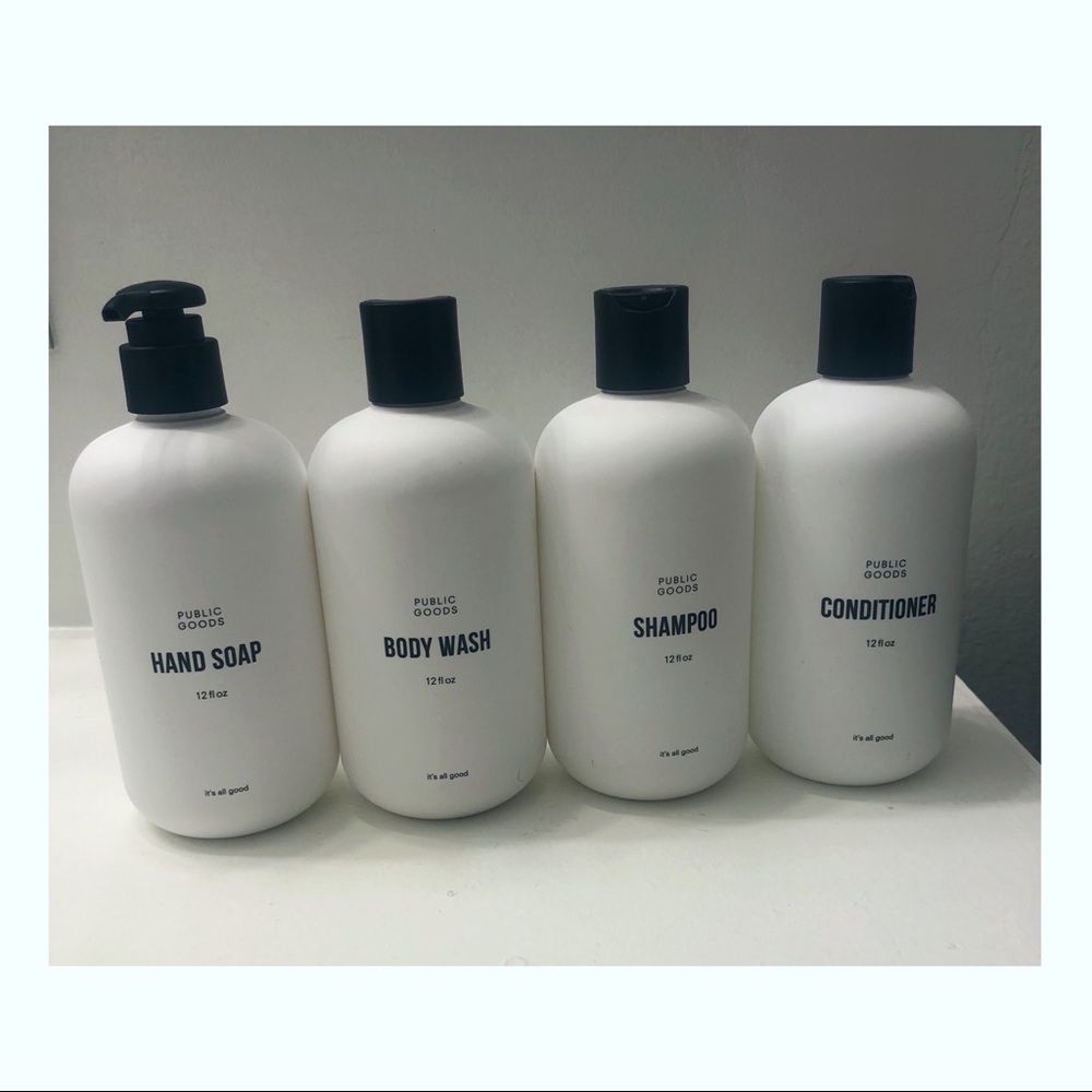 Vegan Friendly Bathroom Hair and Body Set